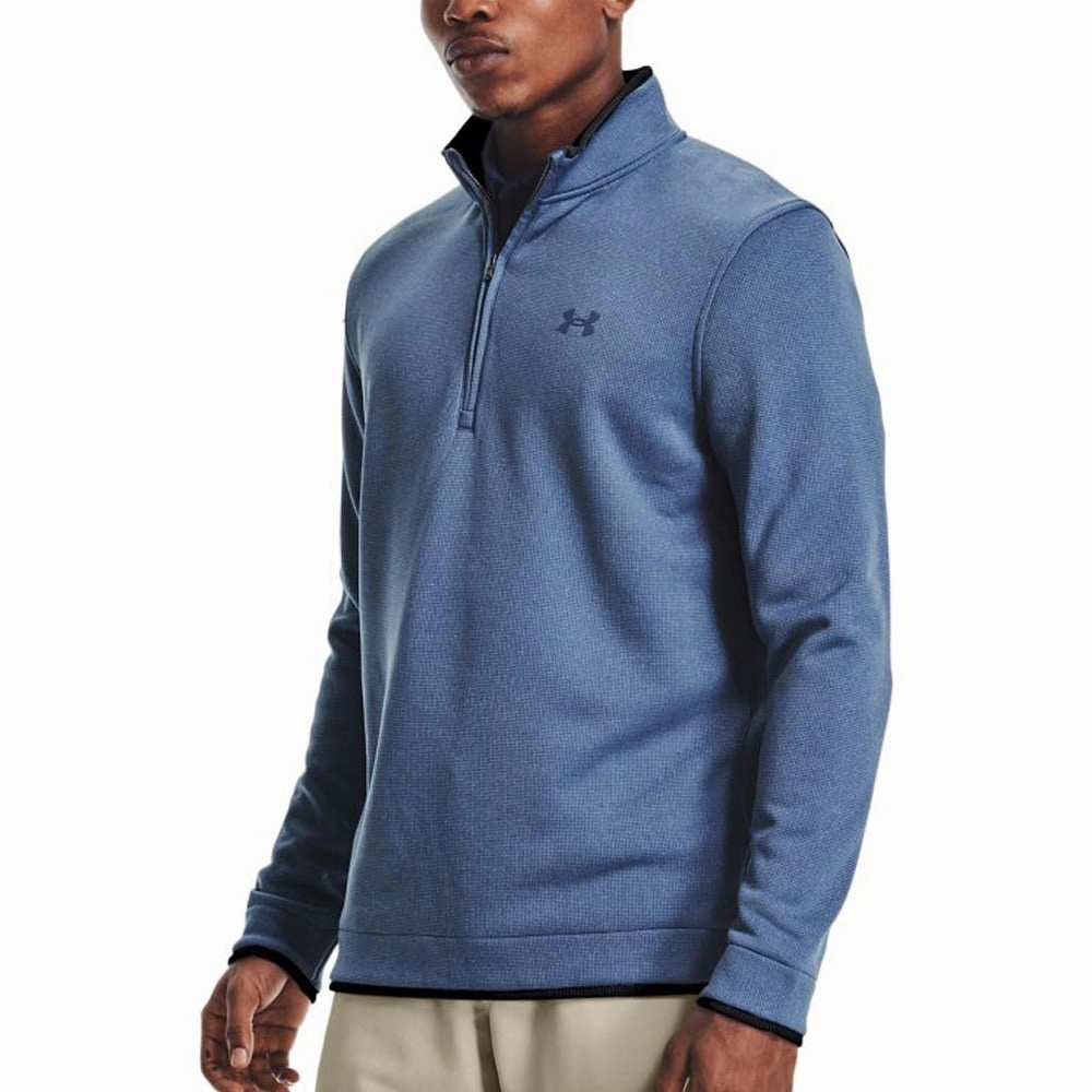 Easy to store Cozy Protection Under Armour Storm SweaterFleece ? Zip Sweater -  Mineral Blue
