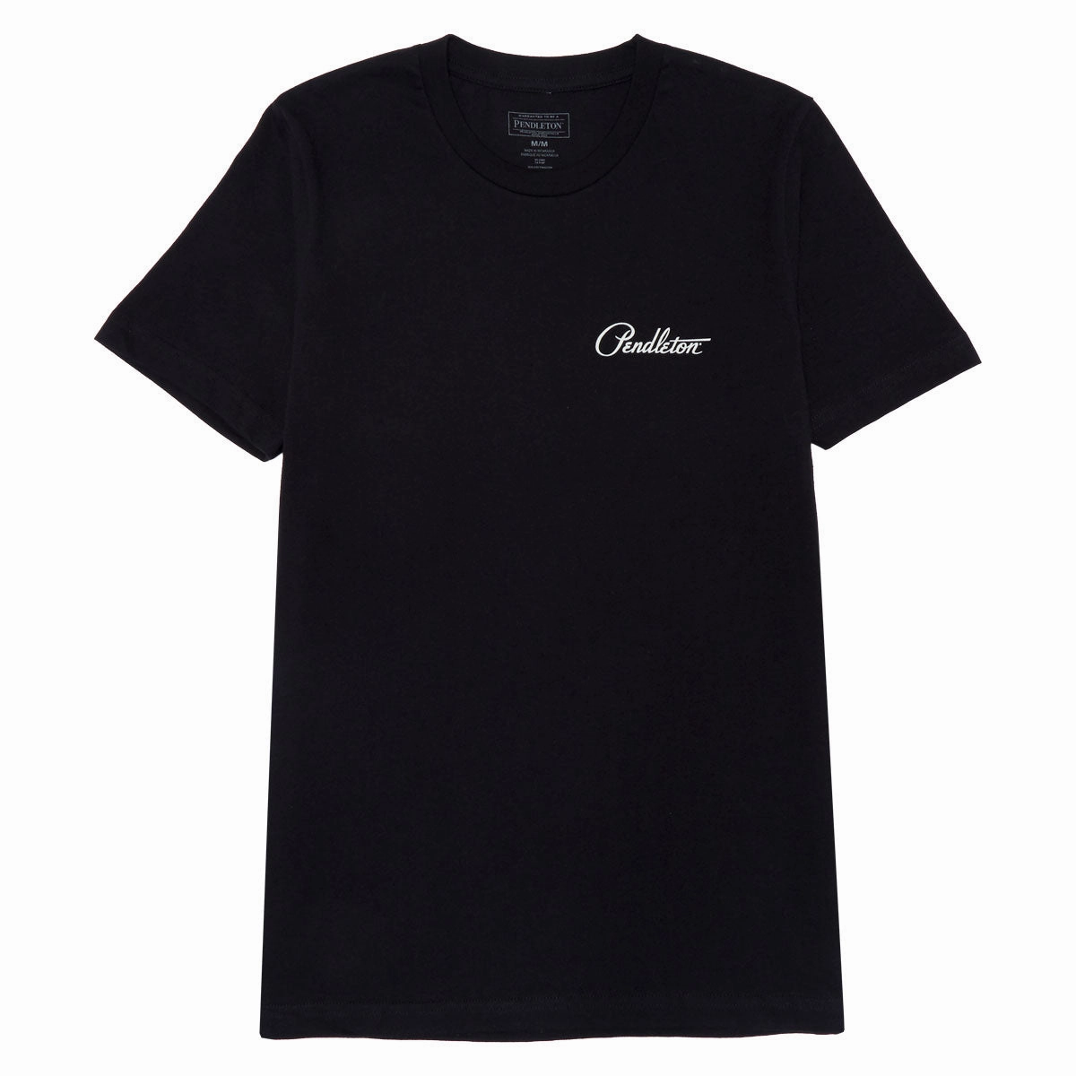 Leisure Wear Pendleton Western Brand Logo T-Shirt - Black/Multi