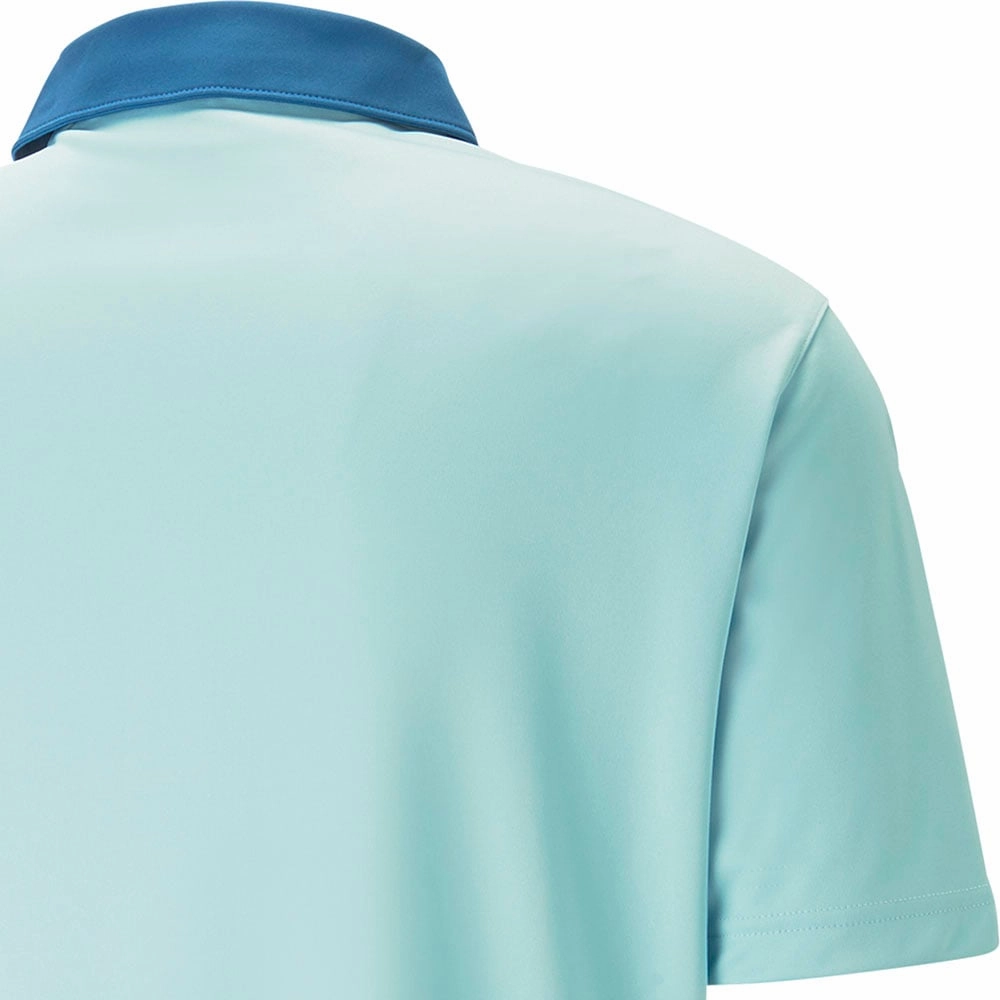 Weekend Essential Puma Gamer Polo Shirt - Tropical Aqua/Lake Blue