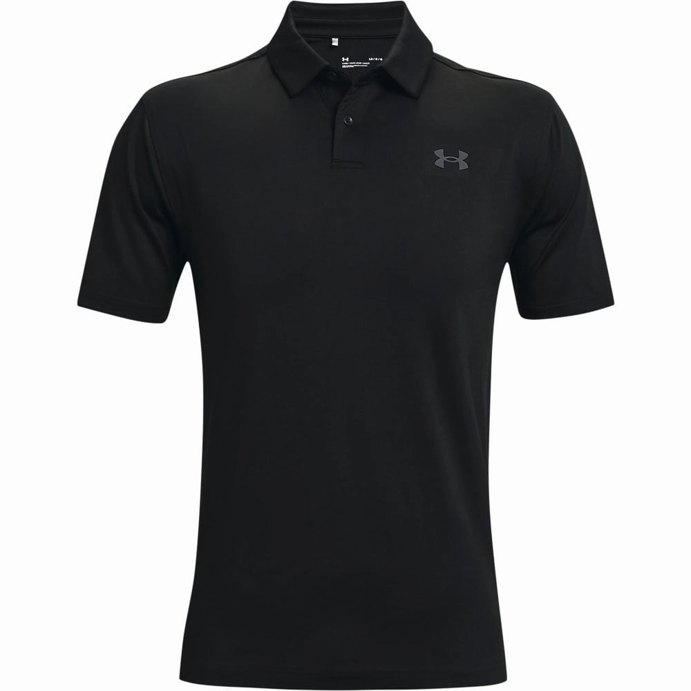 Under Armour T2G Polo Shirt - Black Sporty Fashion Soft Feel