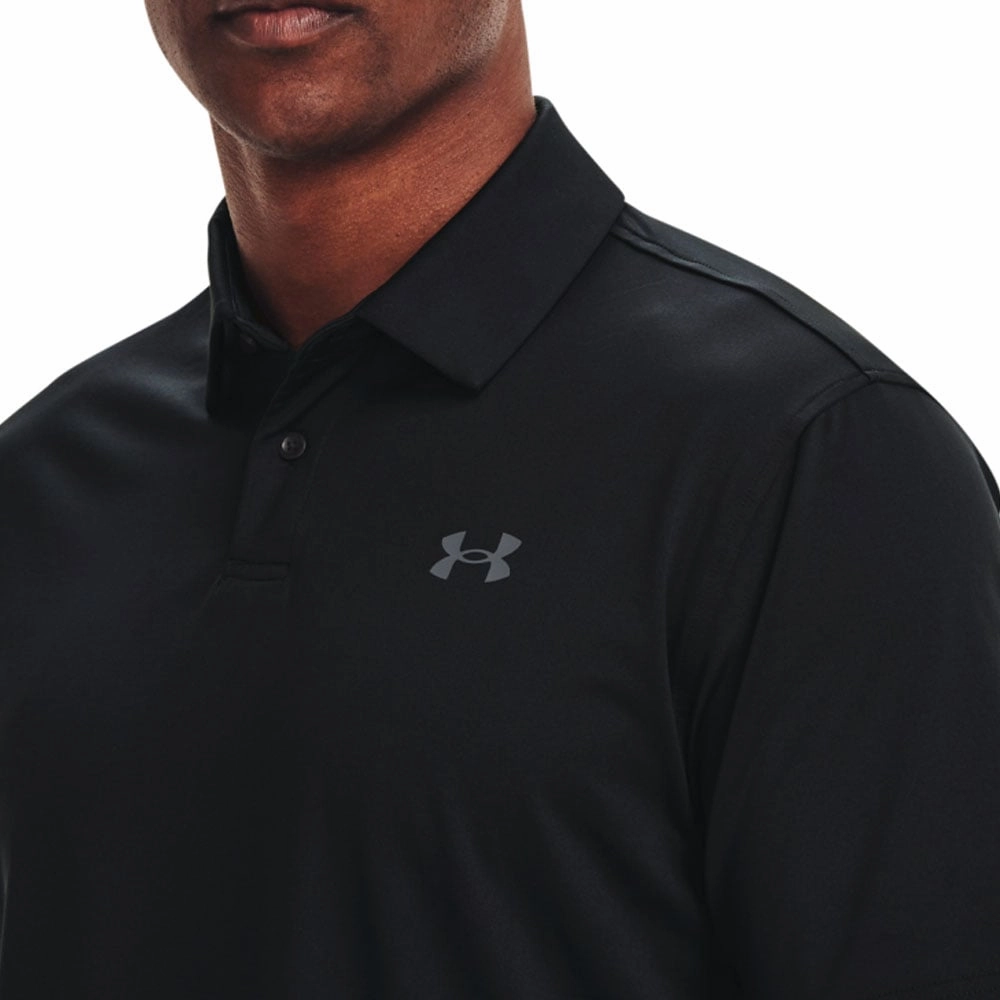 Trendy Vibe Luxurious Under Armour T2G Polo Shirt - Black
