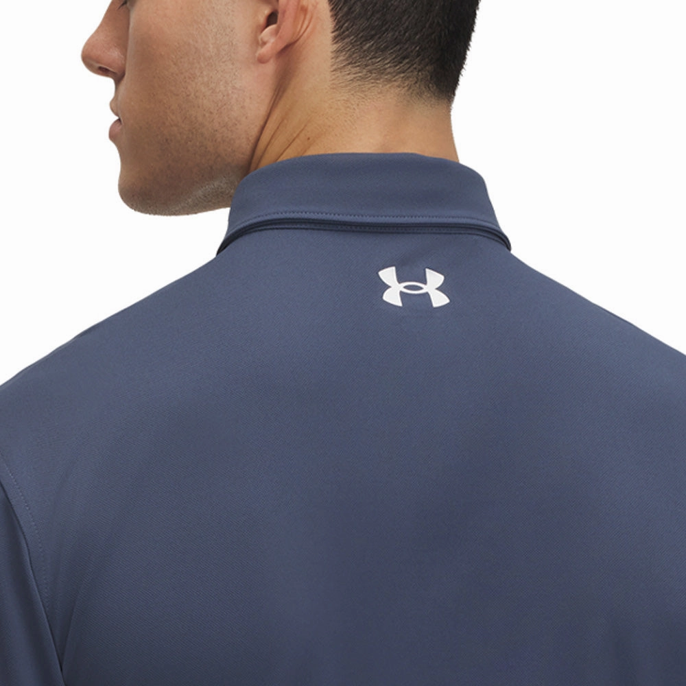 LongLastingColor Timeless Top Under Armour T2G Pique Polo Shirt - Downpour Grey/White