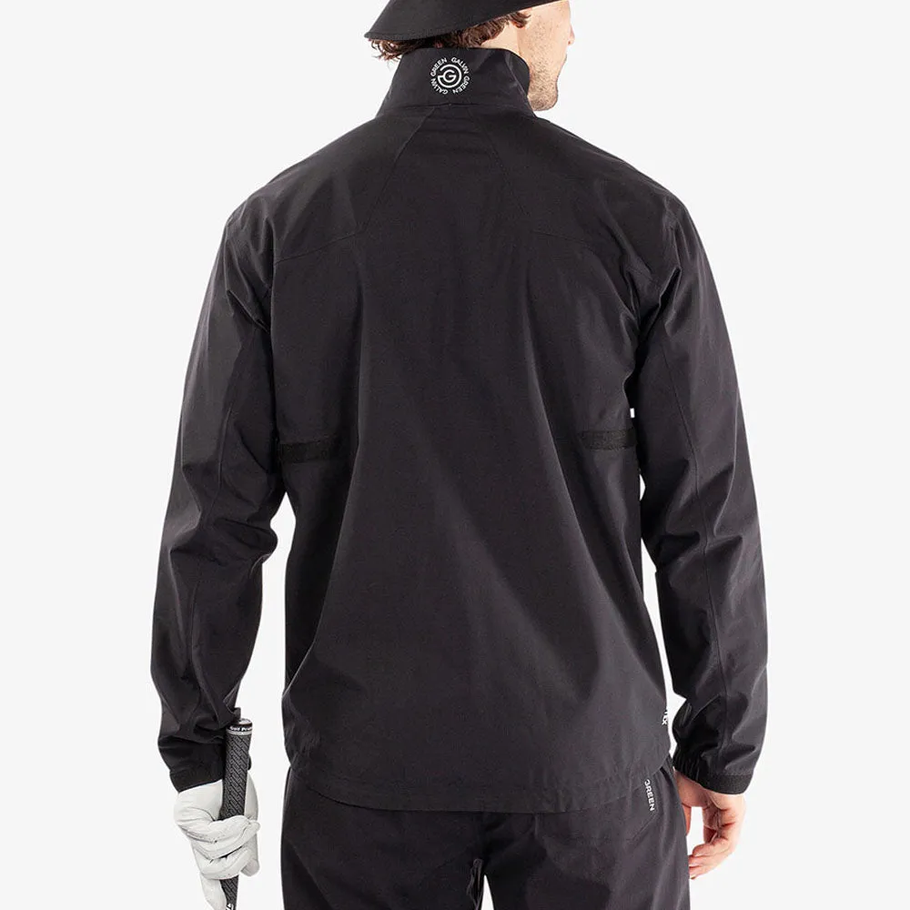 Galvin Green Armstrong Gore-Tex Paclite Waterproof Jacket - Black/White/Red Lined Pockets