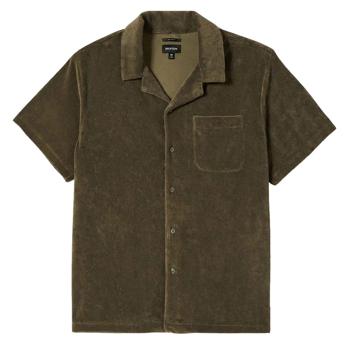 Brixton Bunker Terry Cloth Knit Shirt - Ivy Green Non Iron