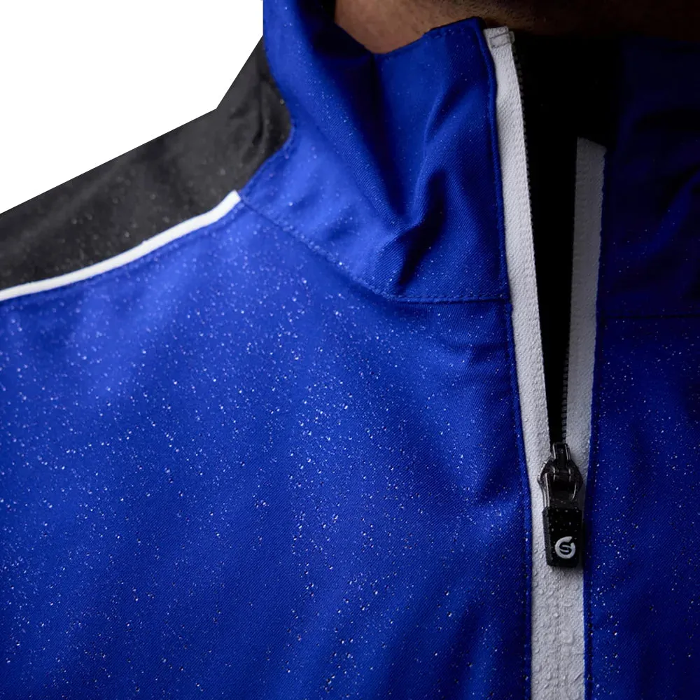 Sunderland Matterhorn Waterproof Golf Jacket - Navy/Aqua/White Extra Layer Piece