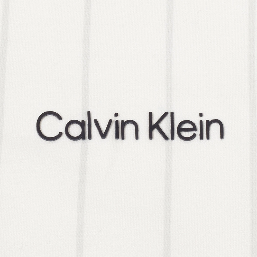 Soft and Lightweight Beach Wear Calvin Klein Cape Club Polo Shirt - White