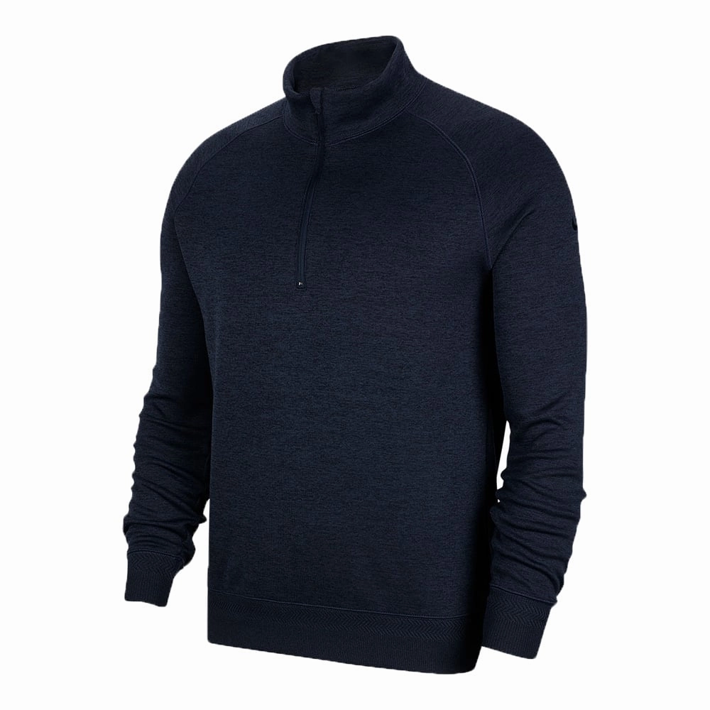 Core Bold product matte sophistication Nike Dri-Fit Player Half Zip Long Sleeve Top - Obsidian/Black