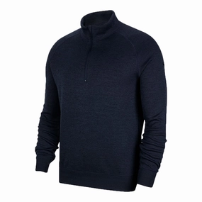 Core Bold product matte sophistication Nike Dri-Fit Player Half Zip Long Sleeve Top - Obsidian/Black