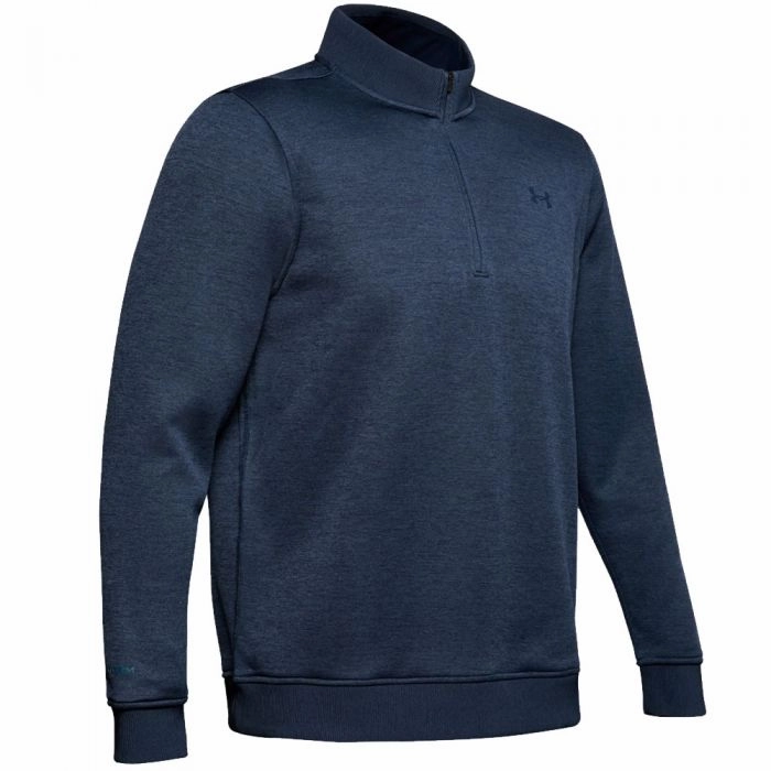 Under Armour Quarter Zip Sweater Fleece - Academy Blue Home friendly