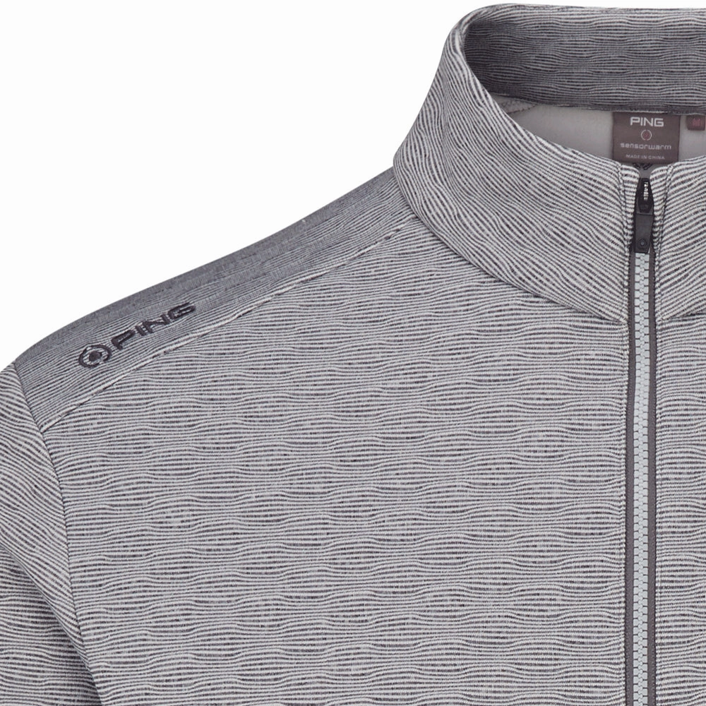 Date night Ping Bexton 1/2 Zip Pullover - Quiet Grey Multi