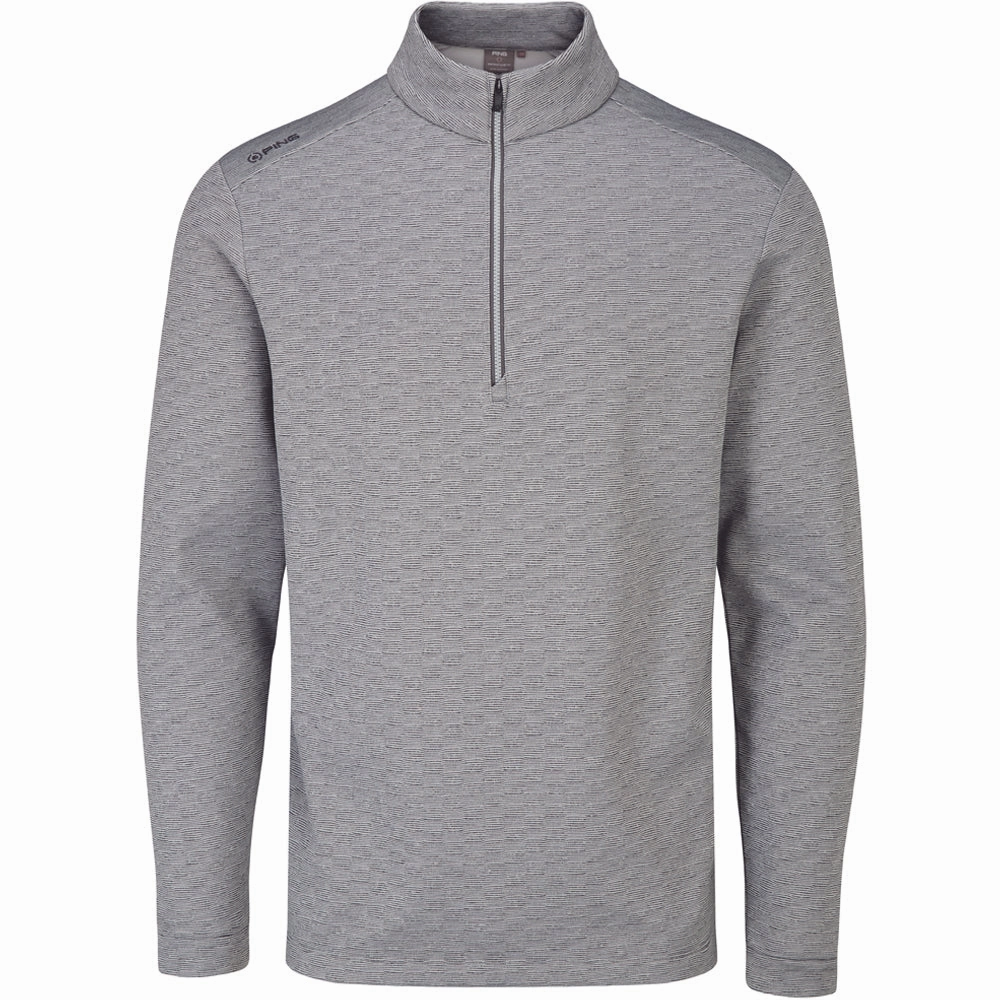 Weekend Comfort Ping Bexton 1/2 Zip Pullover - Quiet Grey Multi