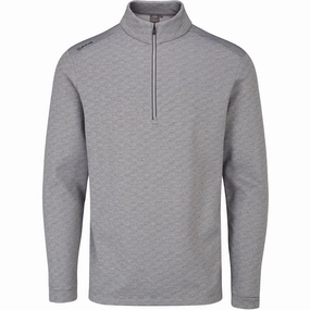 Weekend Comfort Ping Bexton 1/2 Zip Pullover - Quiet Grey Multi