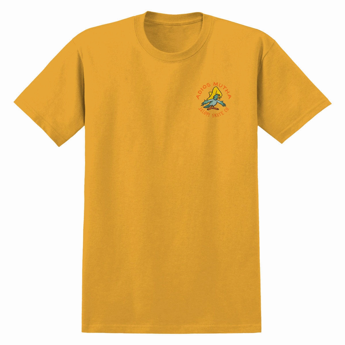 Anti-Hero Adios Mutha T-Shirt - Heather Mustard City Fashion Look Casual layering piece