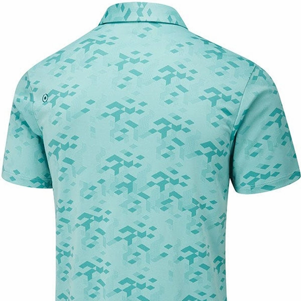 Fun Prints Ping Rae Polo Shirt - Blue Nile