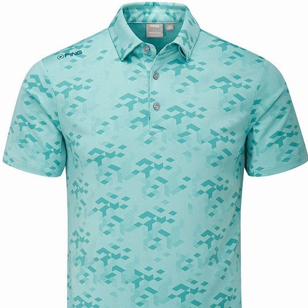 comfortable top Breathable Material Ping Rae Polo Shirt - Blue Nile