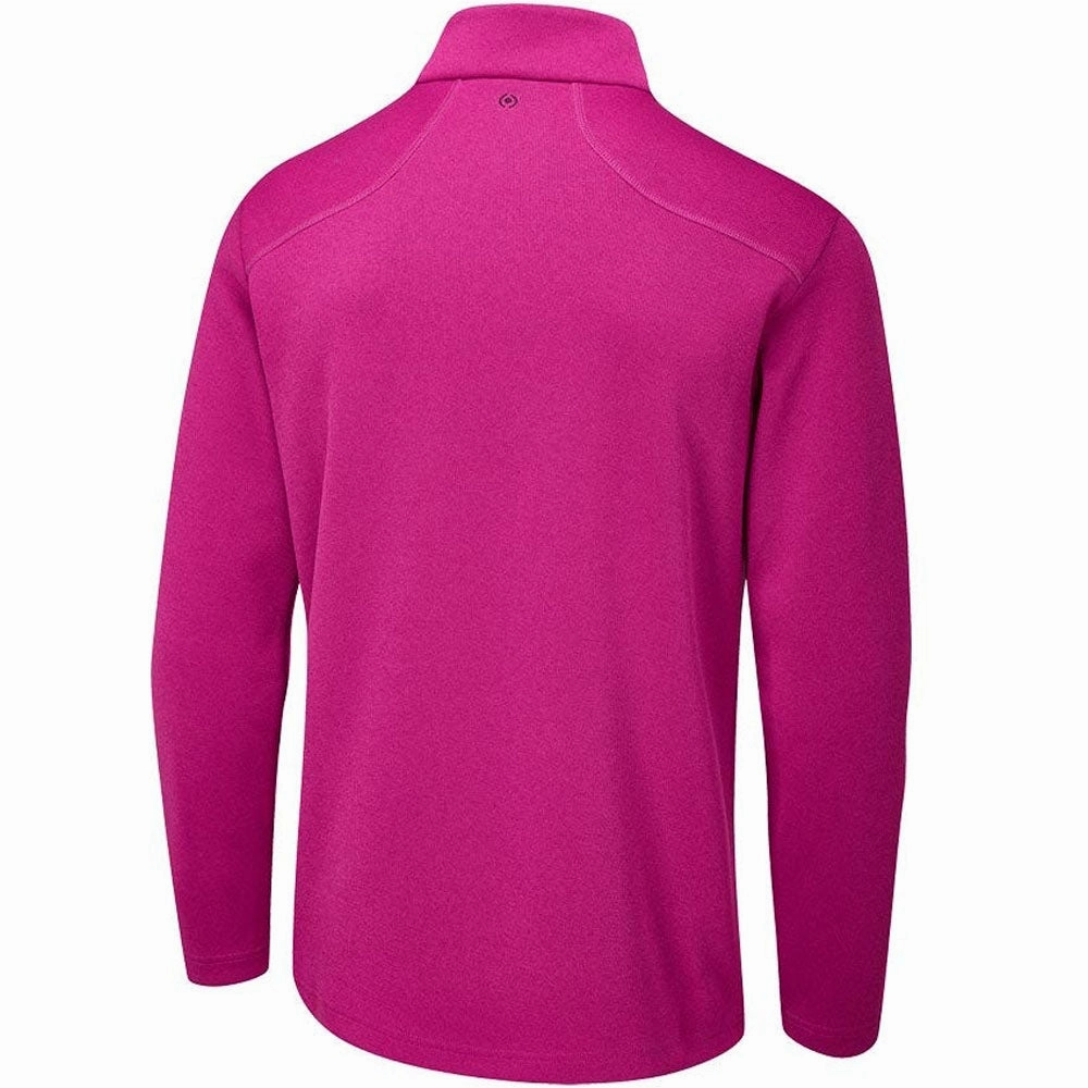 Casual Basics Ping Ramsey 1/2 Zip Pullover - Raspberry Marl