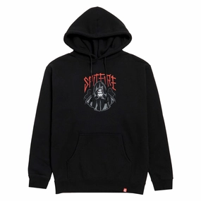 Spitfire Ritual Hoodie - Black Minimal Style Tiger like