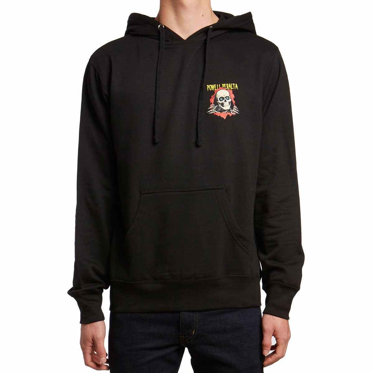 All Purpose Acrylic blend Bones Ripper Medium Weight Hoodie - Black