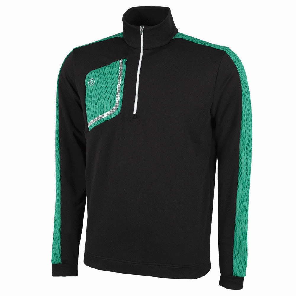 product skiing suitability Galvin Green Dwight Insula Pullover - Black/Green/White