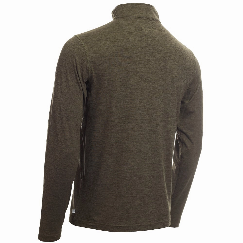 Active Wear Calvin Klein Newport 1/2 Zip Pullover - Olive Green Marl