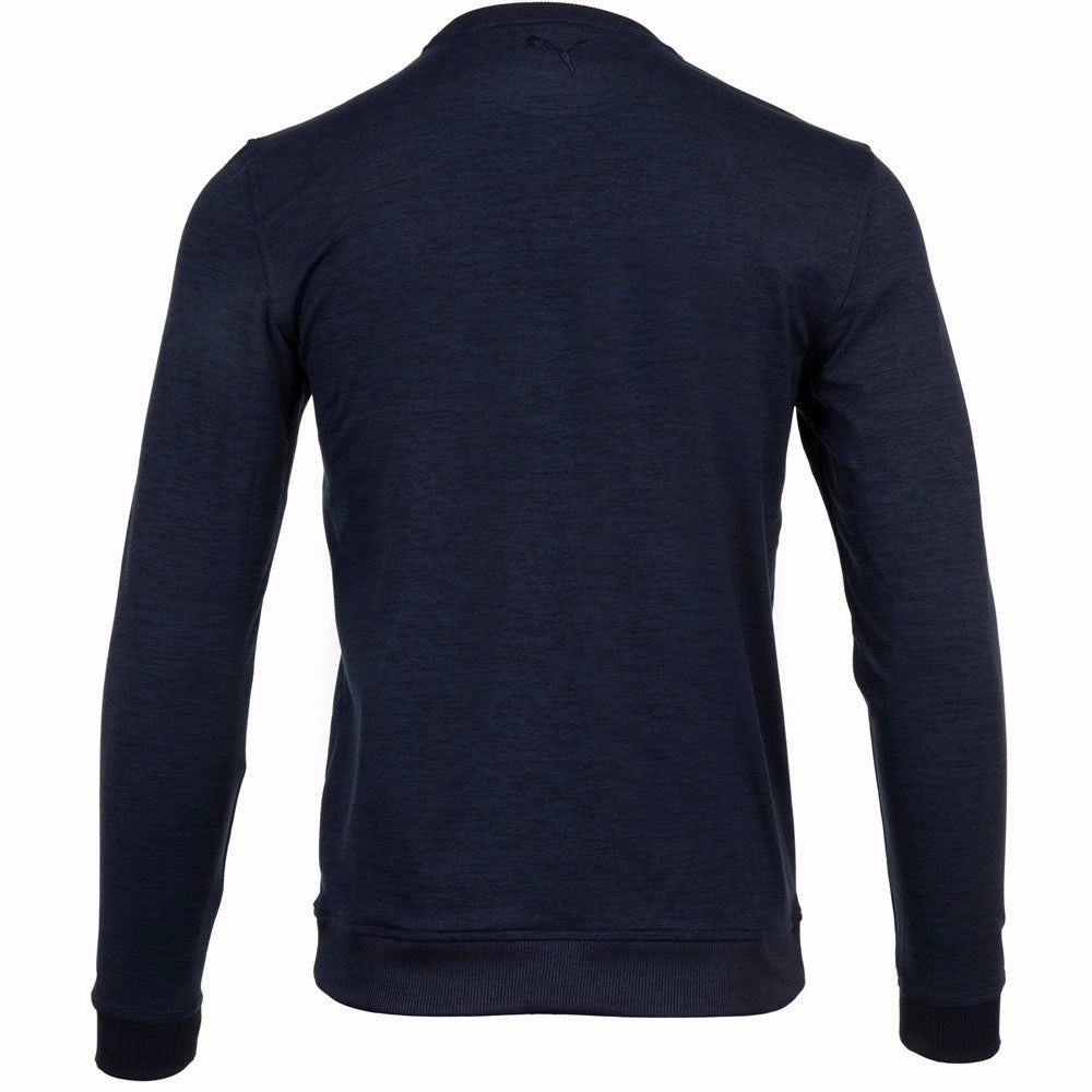 Rough texture product lanyard visibility Puma x Arnold Palmer Cloudspun Crewneck Sweater - Navy Blazer/Heather
