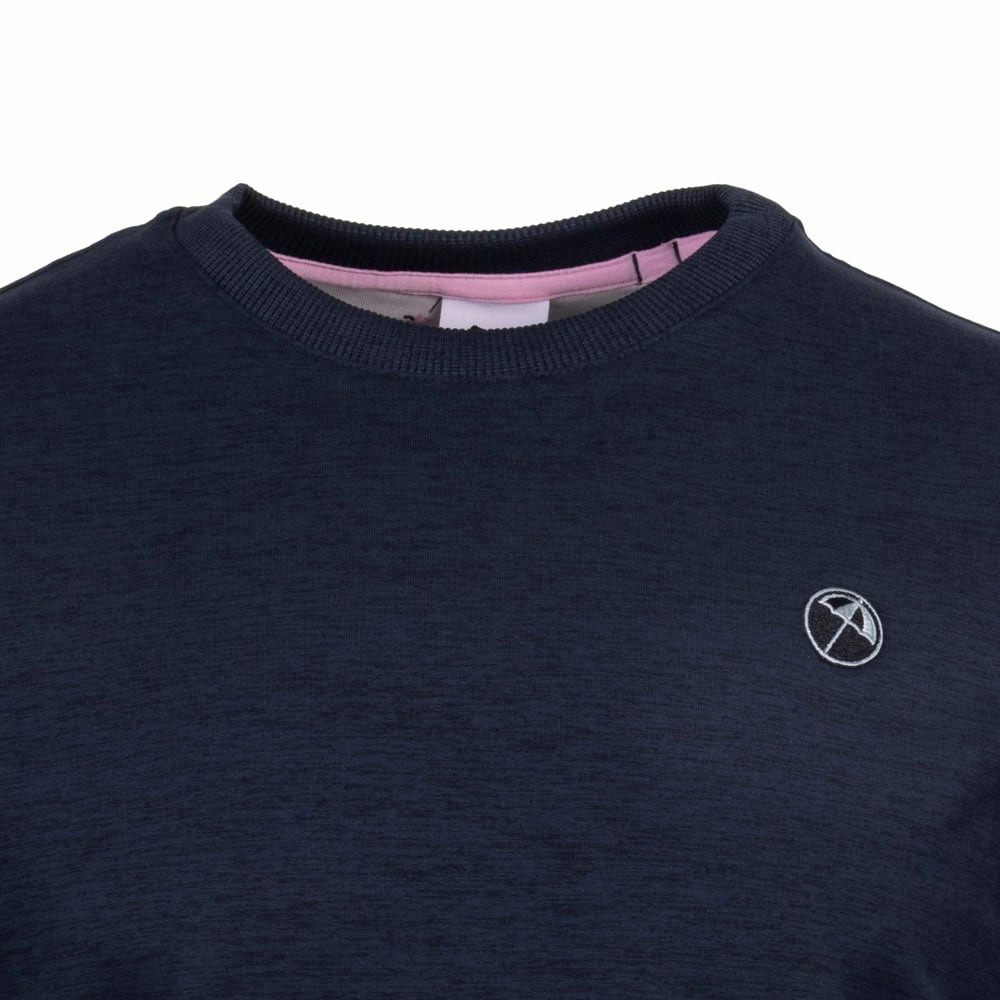 Relaxed Fashion City Fit Puma x Arnold Palmer Cloudspun Crewneck Sweater - Navy Blazer/Heather