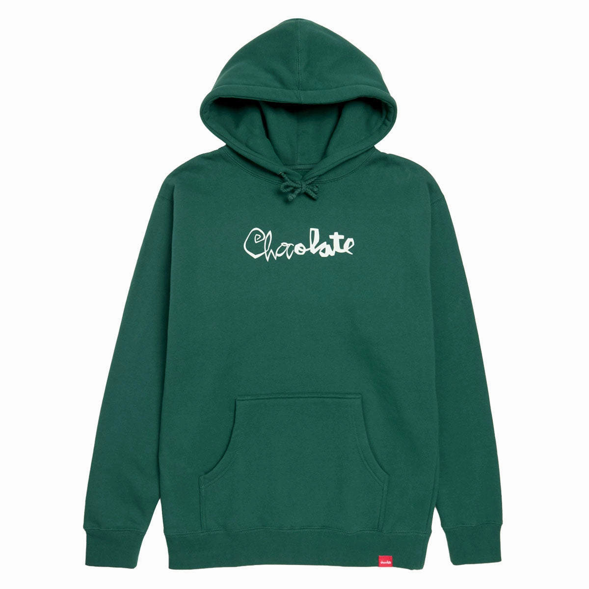Chocolate Skrunk Hoodie - Green Logo Patch Mode Sense