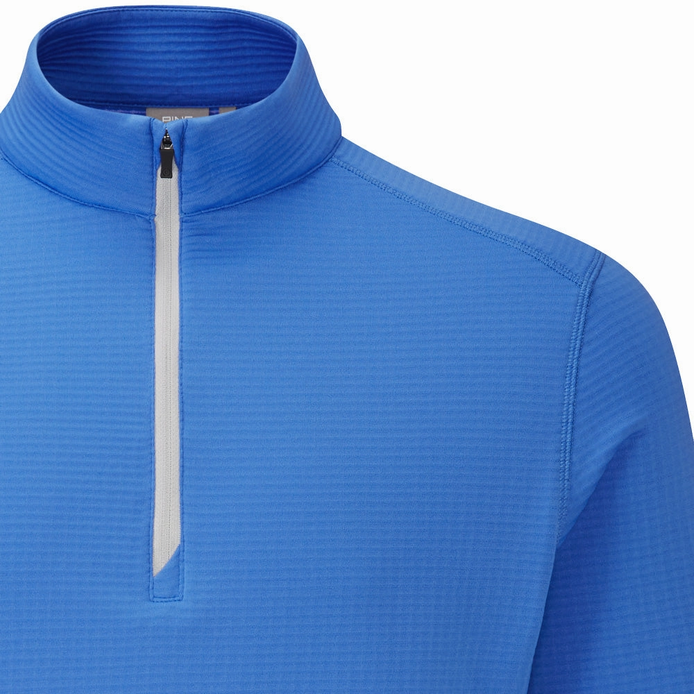 Ping Edwin 1/2 Zip Pullover - French Blue earthy colors