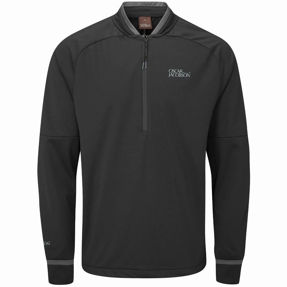 Comfy All Day Oscar Jacobson Redfern 1/2 Zip Pullover - Black