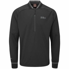 Comfy All Day Oscar Jacobson Redfern 1/2 Zip Pullover - Black