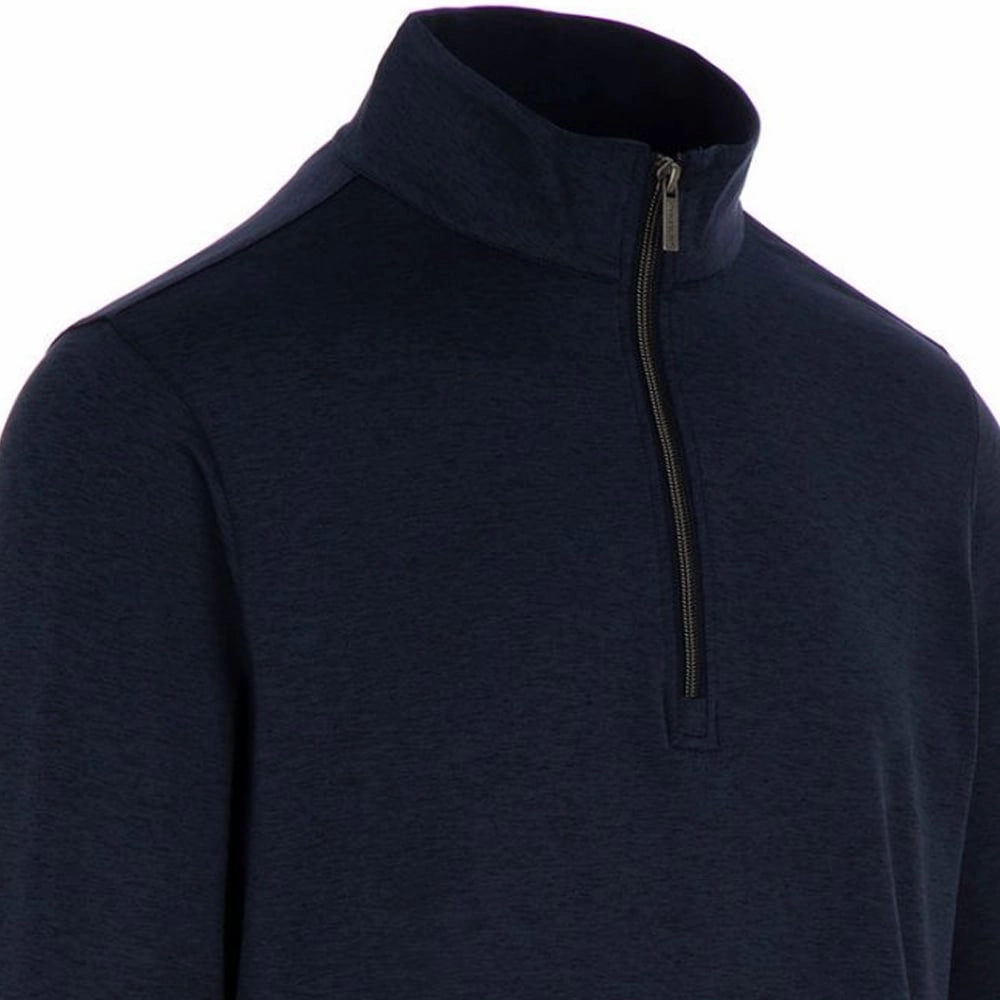 ProQuip Pro Tech Melange 1/2 Zip Pullover - Navy Comfy Streetwear