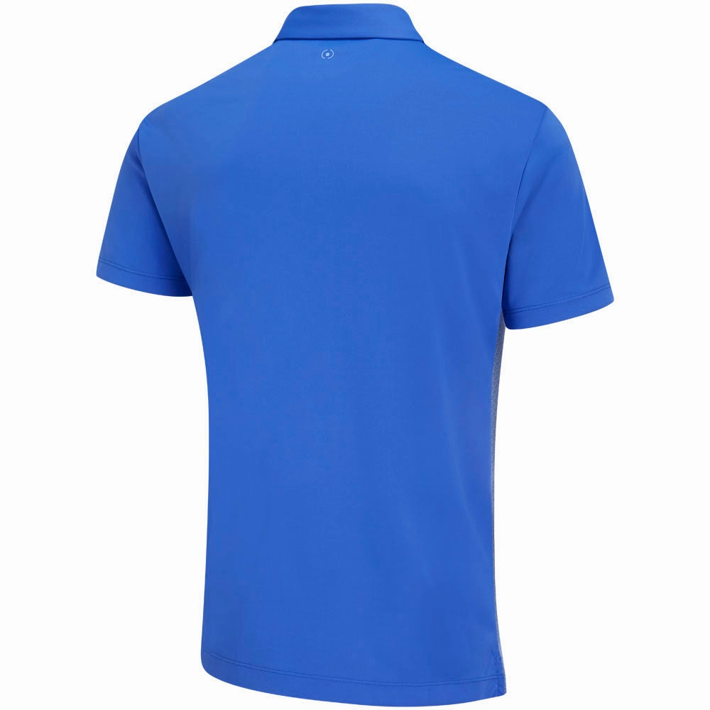 Perfect Comfort Comfy Essentials Ping Hall Polo Shirt - Ultra Blue/Cornflower Blue