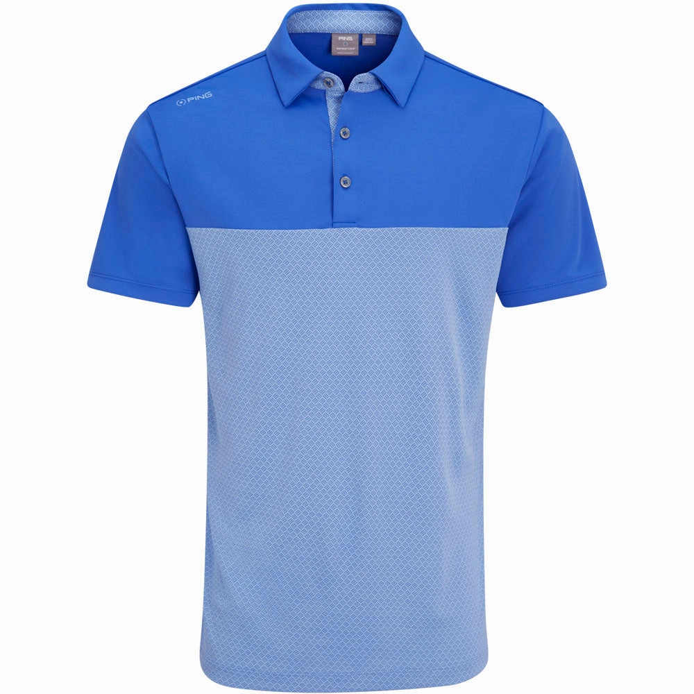 Ping Hall Polo Shirt - Ultra Blue/Cornflower Blue Simple Yet Cozy
