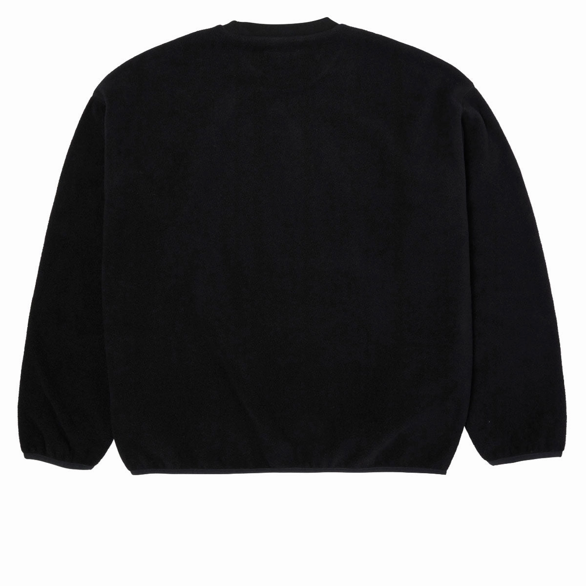 HUF H Dot Polar Fleece Sweatshirt - Black Trend Style Heavyweight Material