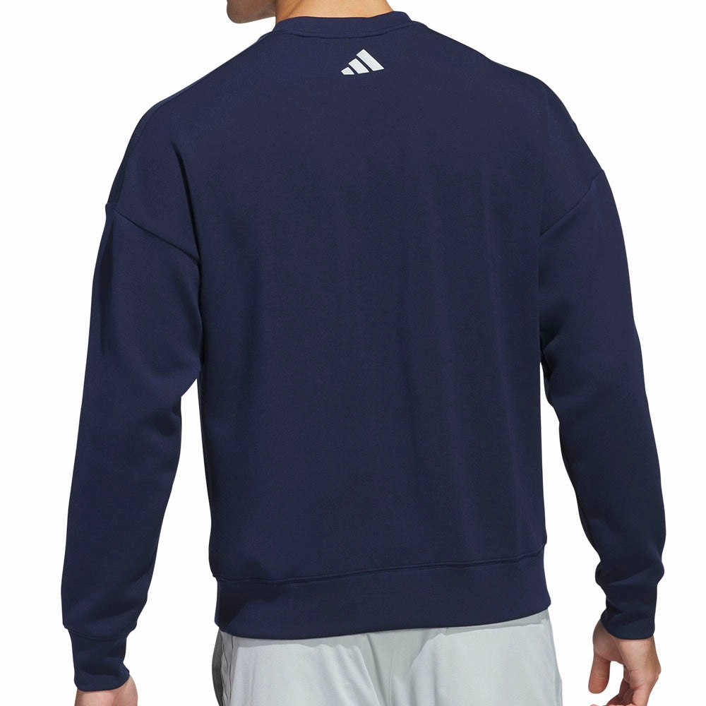 Cozy Fit adidas Beyond the Course Pullover - Collegiate Navy