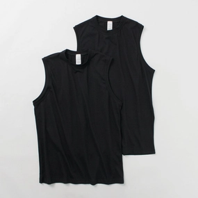 SCHIESSER / American Sleeveless 2 Pack T-Shirt Sporty Comfort