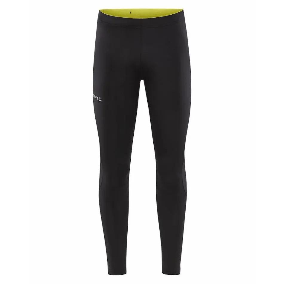 Craft Men's ADV Essence Zip Tights 2 in Black AW24 Travel Friendly Training Ready