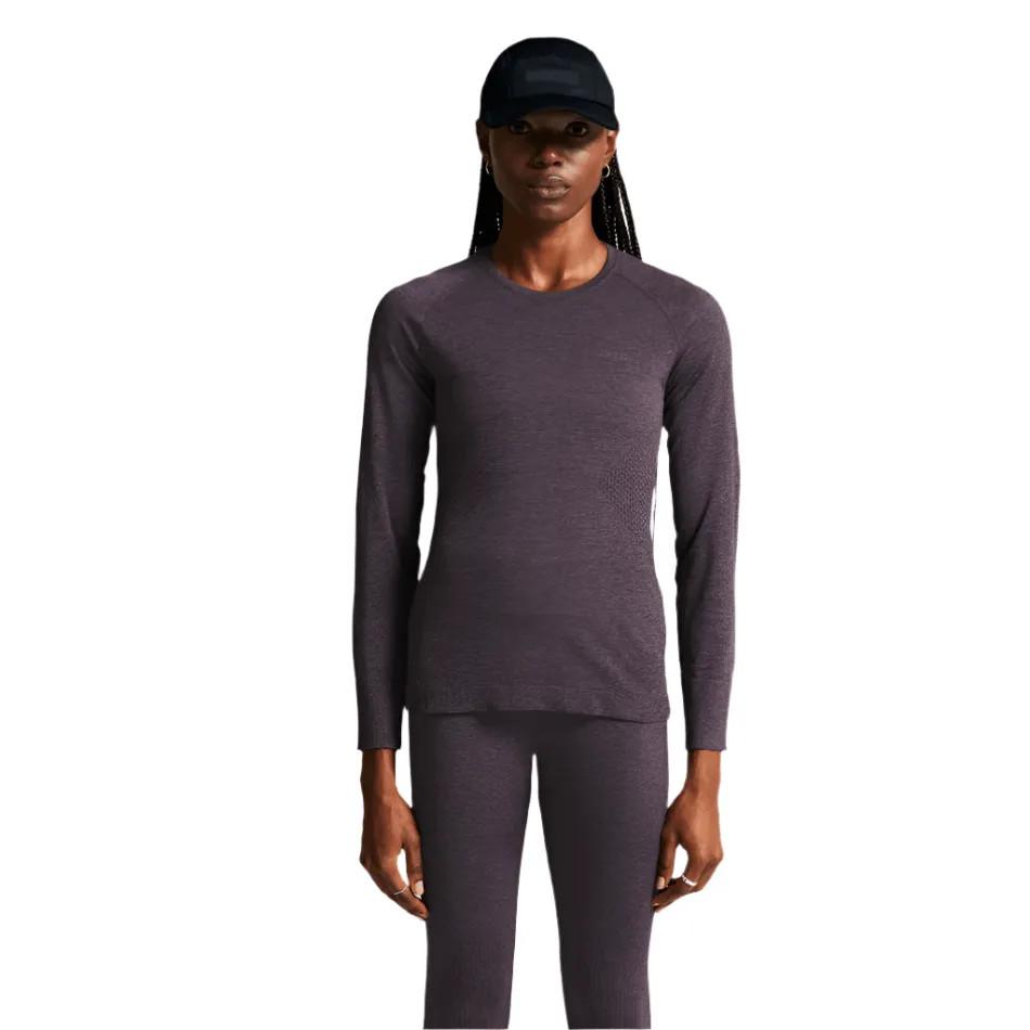 Mountainous area Candle Craft Women's Core Dry Active Comfort Long Sleeved in Dark Plum SS25