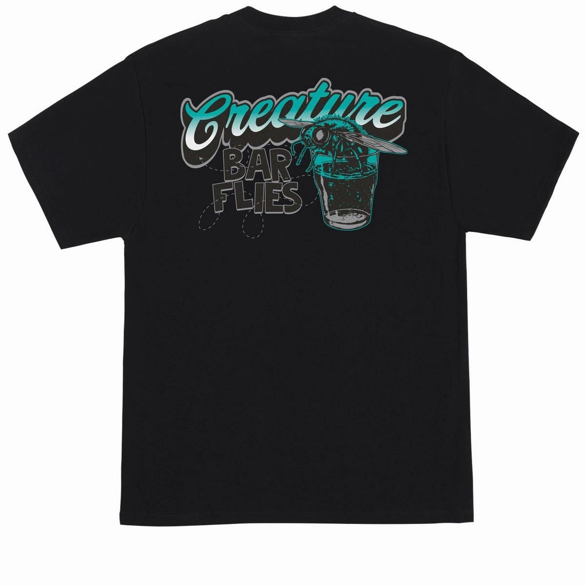 Everyday Wear Cozy And Stylish Creature Barfly T-Shirt - Black
