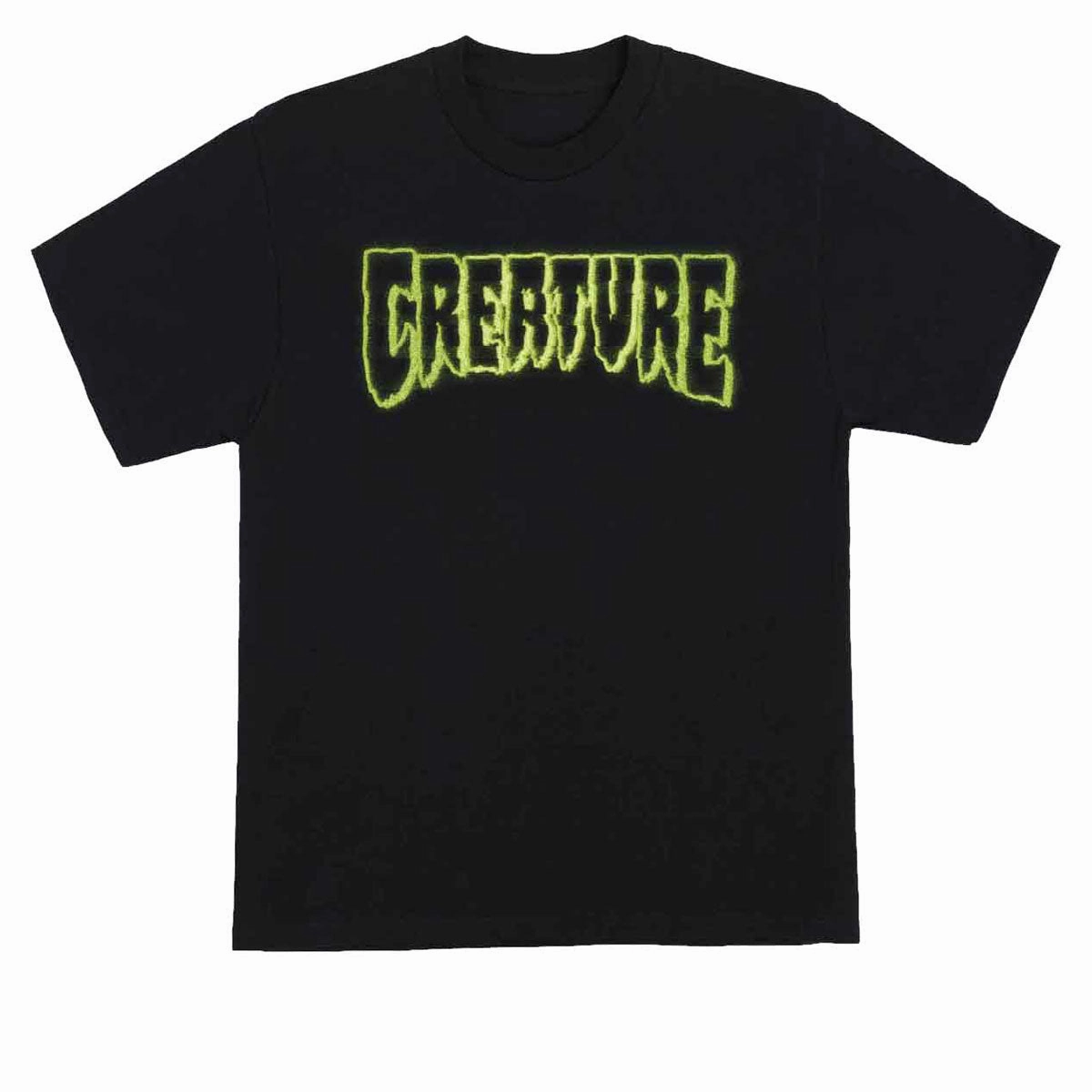 Bold and Comfortable Creature Bonehead Glitch T-Shirt - Black