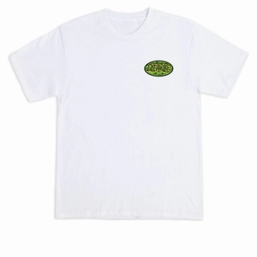 Cozy Vibe Wear Creature Crash and Burn T-Shirt - White