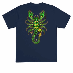 Creature Deadly Sands T-Shirt - Navy Relaxed Vibes Business Meeting