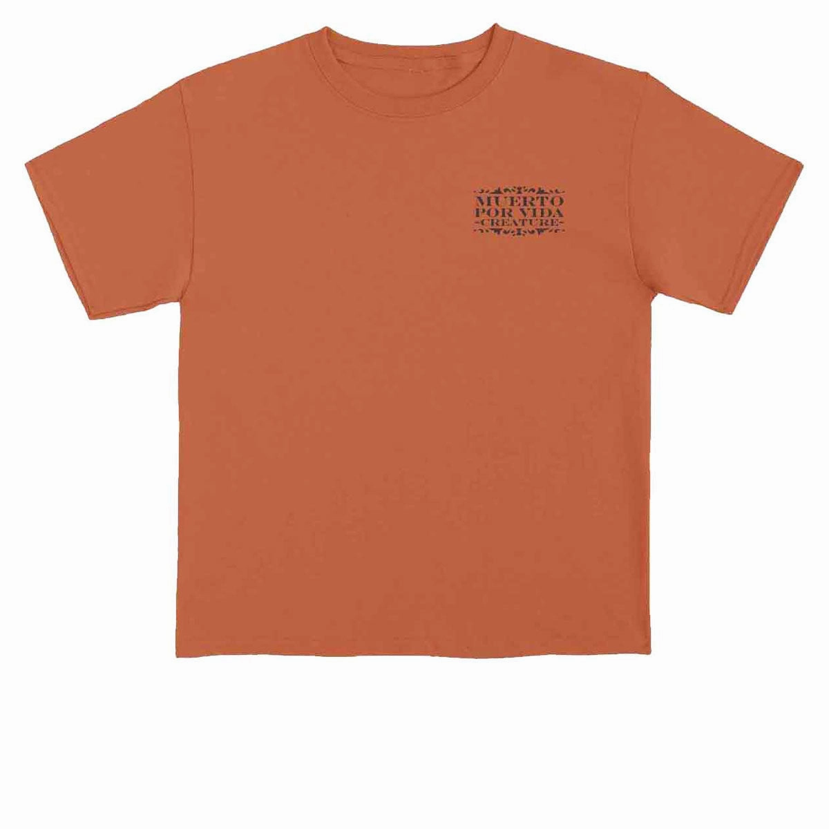 Eco friendly materials Creature La Muerta Relic T-Shirt - Texas Orange
