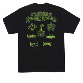 Creature Resurrection XX T-Shirt - Black All-day style Anti Pilling Fabric