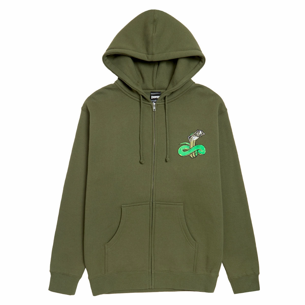 Sporty Outfit Creature Strike Fast Relic Zip Hoodie - Army