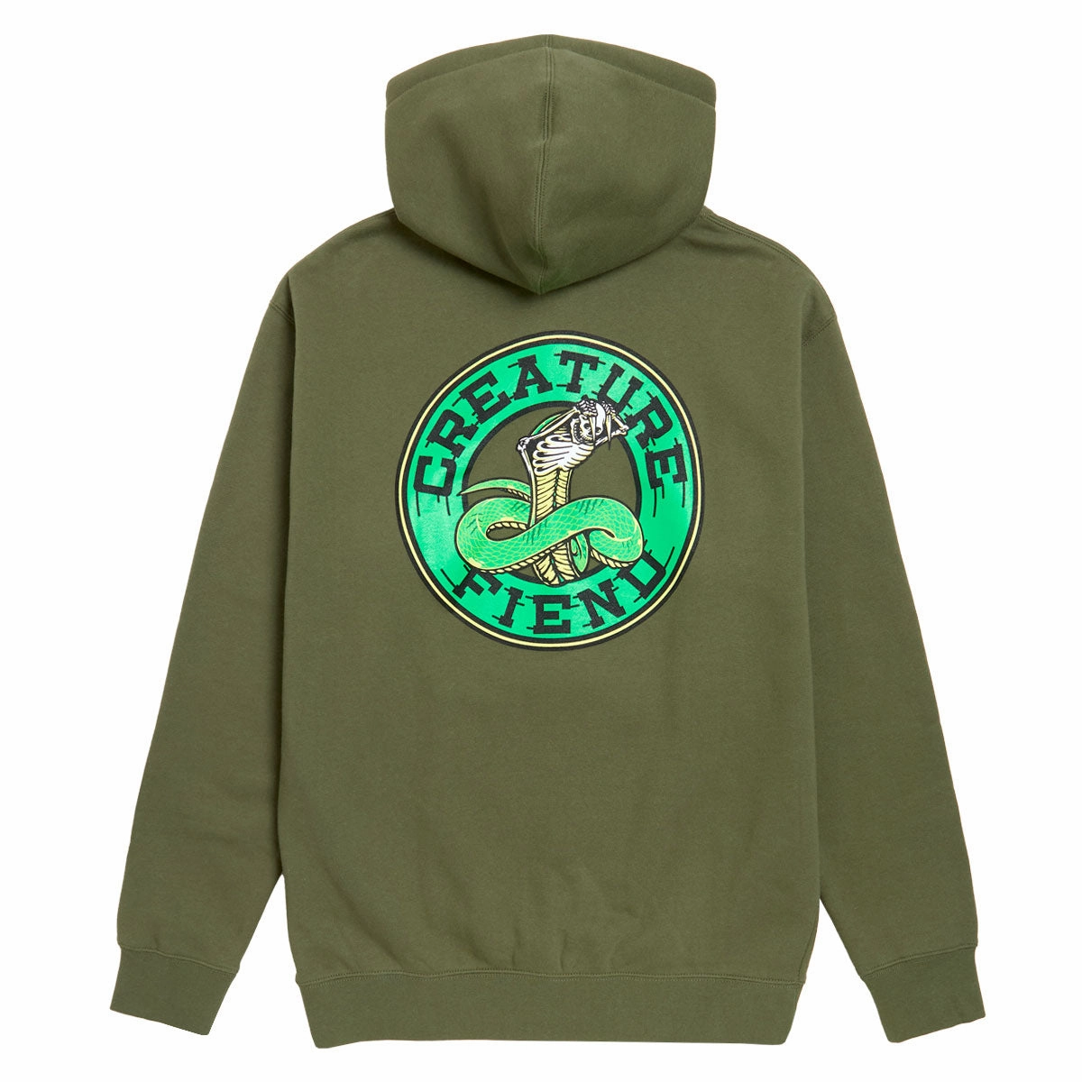 Creature Strike Fast Relic Zip Hoodie - Army Limited Release