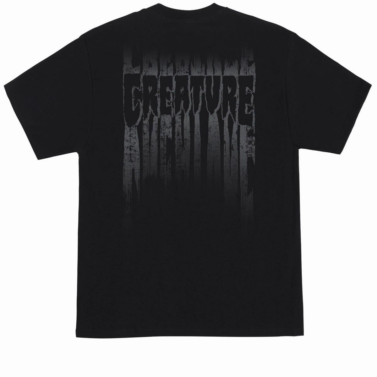 AllSeasonWear Creature Tattered T-Shirt - Black