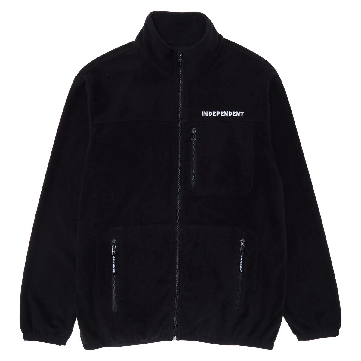 Mid Length Design AntiStaticFinish Independent BTG Fleece Jacket - Black