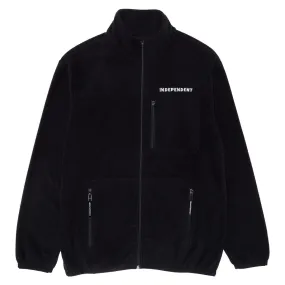 Mid Length Design AntiStaticFinish Independent BTG Fleece Jacket - Black
