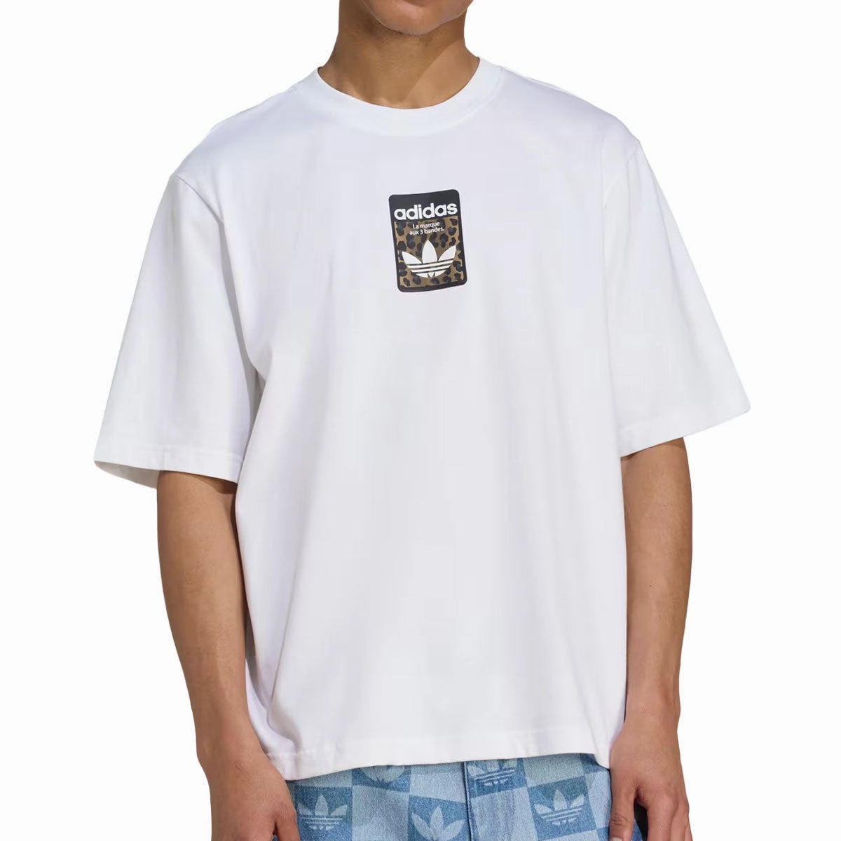 Adidas Graphic OS T-Shirt - White Bold and Comfortable